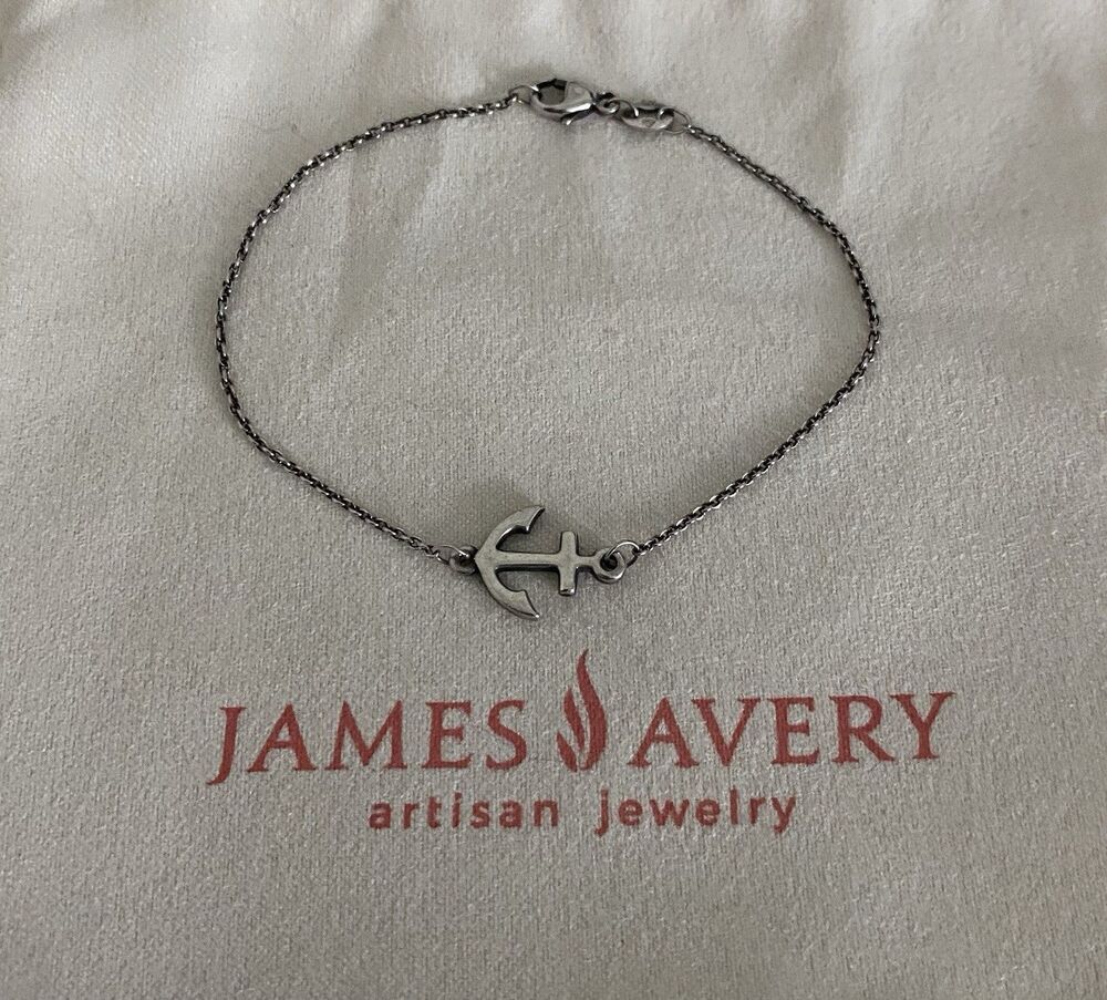 James Avery Retired Delicate Anchor Bracelet(S)